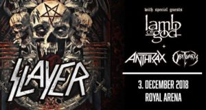 Report: Slayer + Lamb of God, Anthrax & Obituary @ Royal Arena Copenhagen