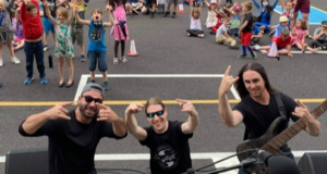 Death Metal band Obvurt plays show at Elementary School