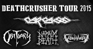 CARCASS joins NAPALM DEATH, OBITUARY, VOIVOD For ‘Deathcrusher’ tour