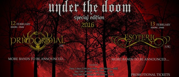 UNDER THE DOOM FESTIVAL – First bands announced