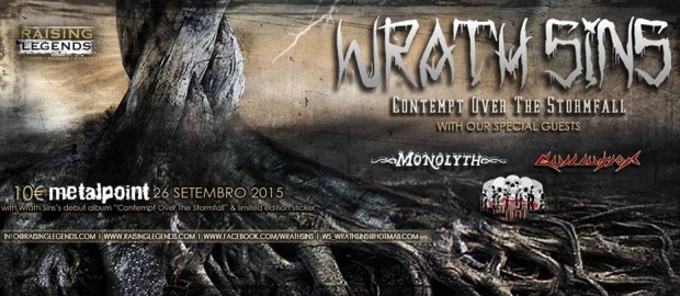WRATH SINS – final billing for their upcoming show revealed