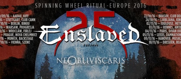 NE OBLIVISCARIS confirmed as support band in ENSLAVED 25th Anniversary european tour