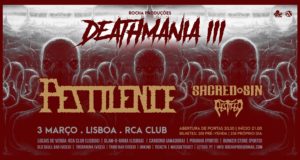 Preview: Deathmania Portugal 3 – Pestilence + Sacred Sin + Pestifer