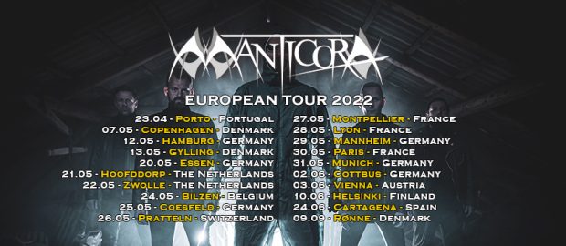 Manticora to tour Europe!
