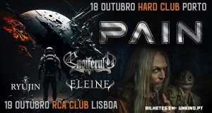 Preview: Pain + Ensiferum + Eleine + Ryujin @ Hard Club / RCA Club