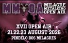 Milagre Metaleiro Open Air 2026 confirms Paradise Lost, Primal Fear, The Haunted, & more