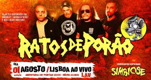 Ratos de Porão return to Lisbon in August