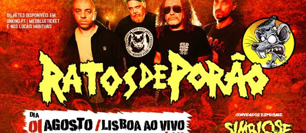 Ratos de Porão return to Lisbon in August
