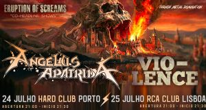 Angelus Apatrida is returning to Portugal for two shows supported by Vio-Lence