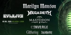 EVILLIVE FESTIVAL 2026: Lisbon prepares for two days of heavy music with MARILYN MANSON, MEGADETH, TRIVIUM, CONVERGE and more