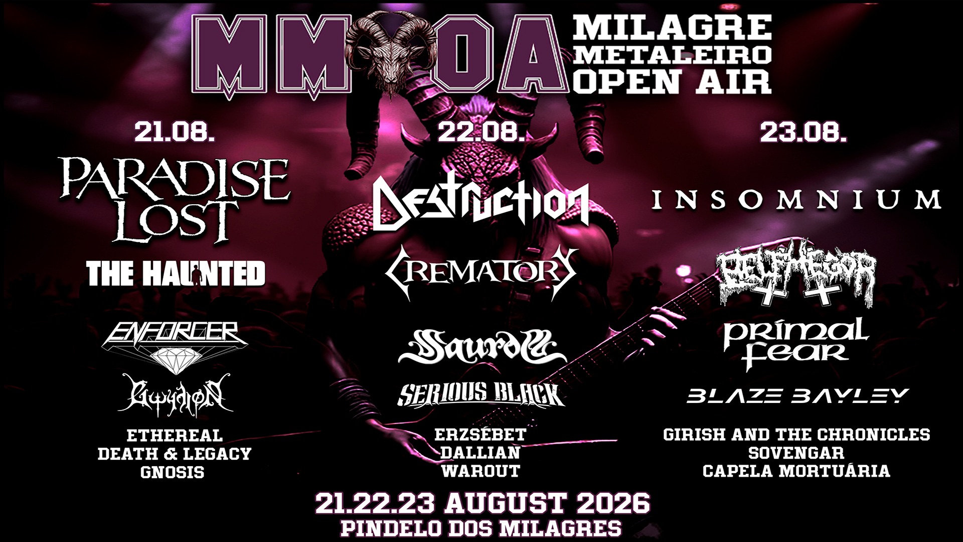 Milagre Metaleiro 2026 banner